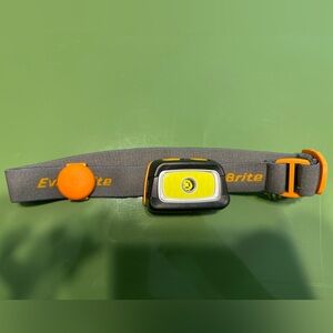 Head lamp. Back light & front light. Red, white and green light. Everbrite